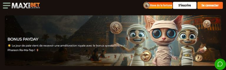 MaxiBet Casino bonus Payday