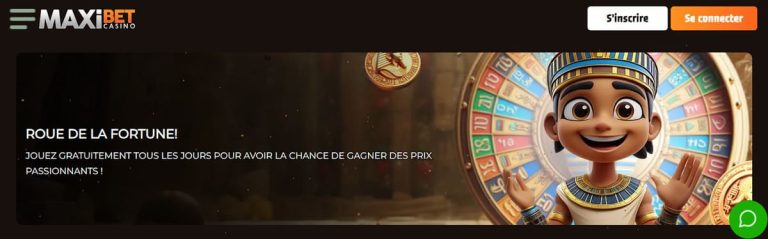 MaxiBet Casino roue fortune