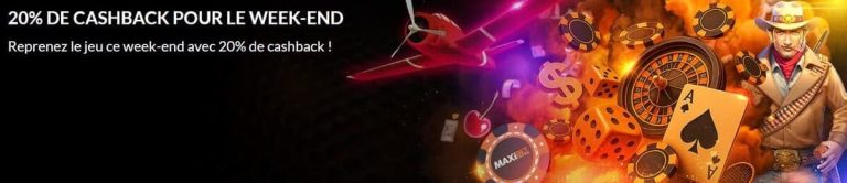 Maxibet Casino bonus weekend